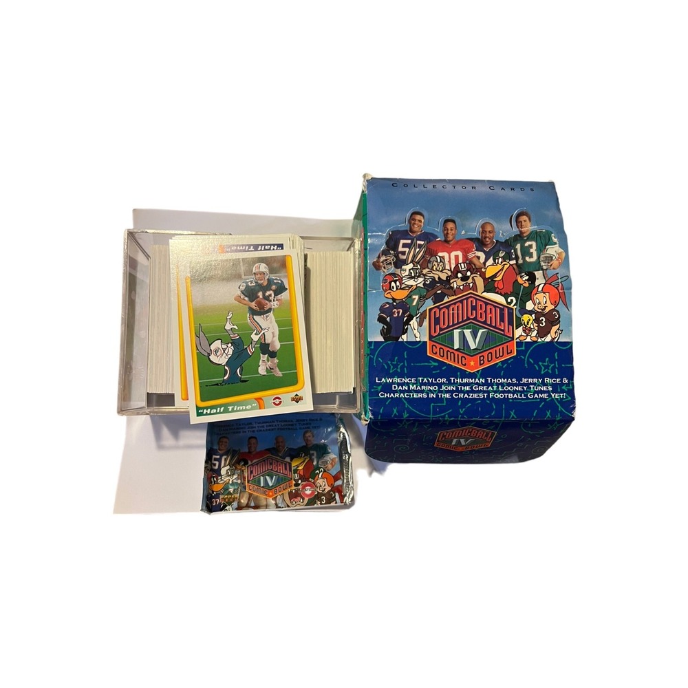 1992 UPPER DECK COMICBALL COMIC BOWL IV NFL FULL BOX COMPLETE SET? - Picture 7 of 7